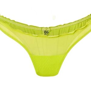 Swimwear Thong Lime color Banshee Swim